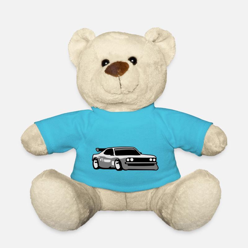 Voiture de course tuning voiture - Nounours - bleu outremer
