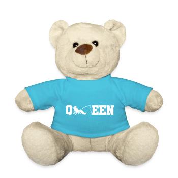 Cadeau de pêche reine - Nounours - bleu outremer - Devant