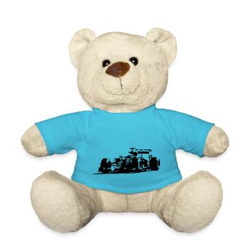 Formula One - Racecar - Nounours - bleu outremer - Devant