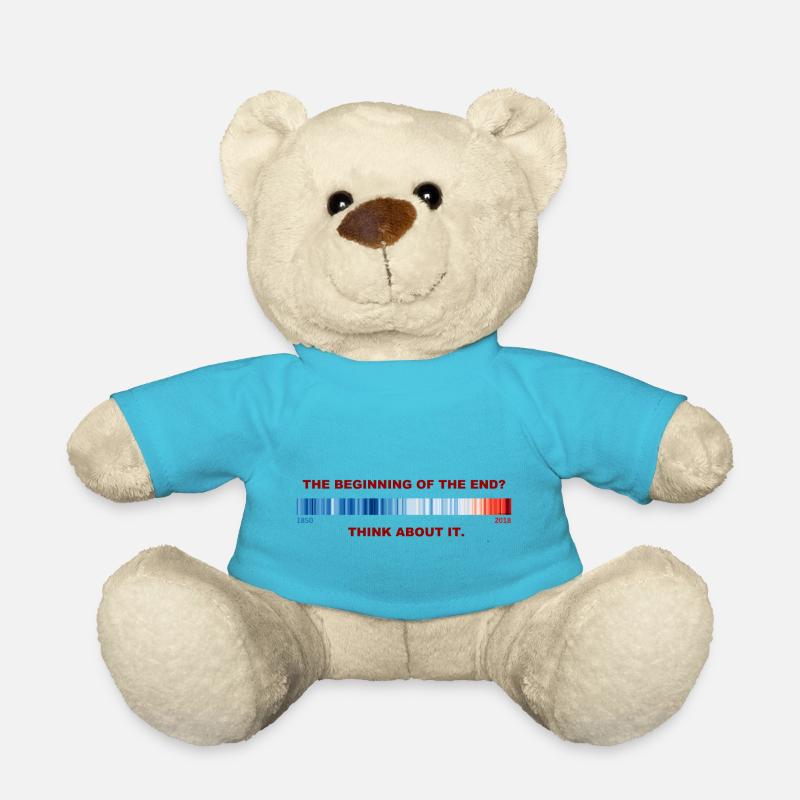 Le réchauffement de la fin ? - Nounours - bleu outremer