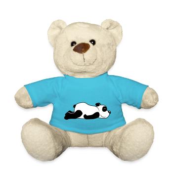Panda Baer Suess - Teddy - Atollblau - Vorne