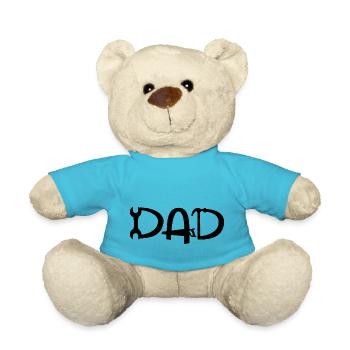 Dad Tools - Teddy Bear - atoll blue - Front