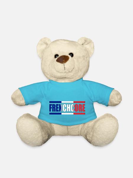 Noyau français - Nounours - bleu outremer