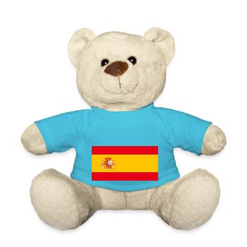Drapeau d’Espagne, vive Espagne - Nounours - bleu outremer - Devant