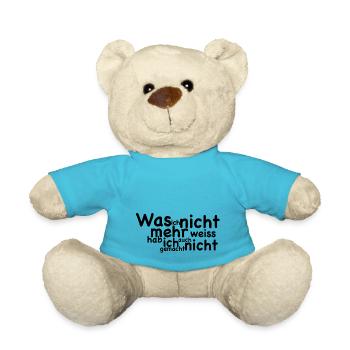 Cooler Spruch - Teddy - Atollblau - Vorne