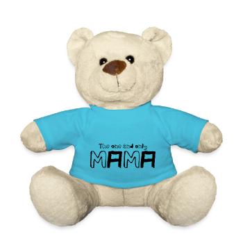 La seule et unique Mama | Mère | Maman | Parents - Nounours - bleu outremer - Devant