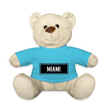 Miami - Teddy Bear - atoll blue - Front