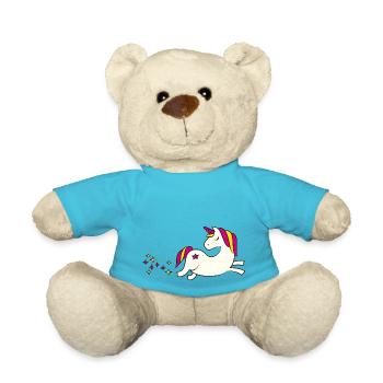 Magischer Einhorn Star Trail - Teddy - Atollblau - Vorne