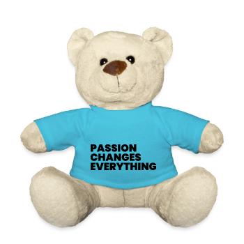 Passion changes everything - Teddy Bear - atoll blue - Front