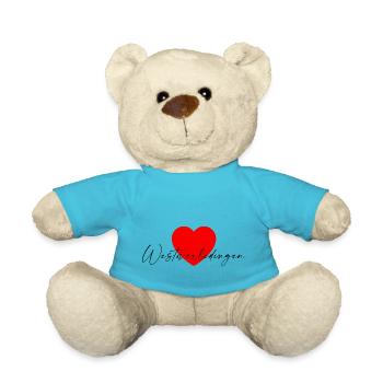 i Love Westoverledingen - Teddy - Atollblau - Vorne