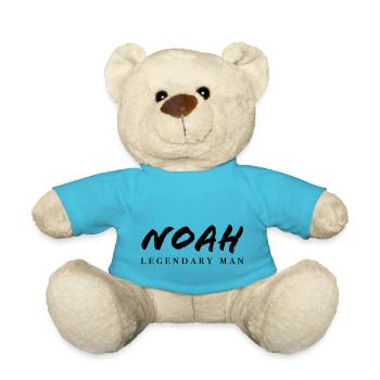 NOAH legendary man claim brand | Vectorgraphic - Teddy Bear - atoll blue - Front