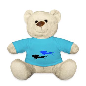Diver - Teddy Bear - atoll blue - Front
