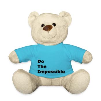 Do The Impossible - Teddy Bear - atoll blue - Front