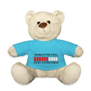 Morgenmuffel - Teddy - Atollblau - Vorne
