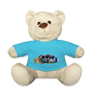 Fish - Teddy Bear - atoll blue - Front