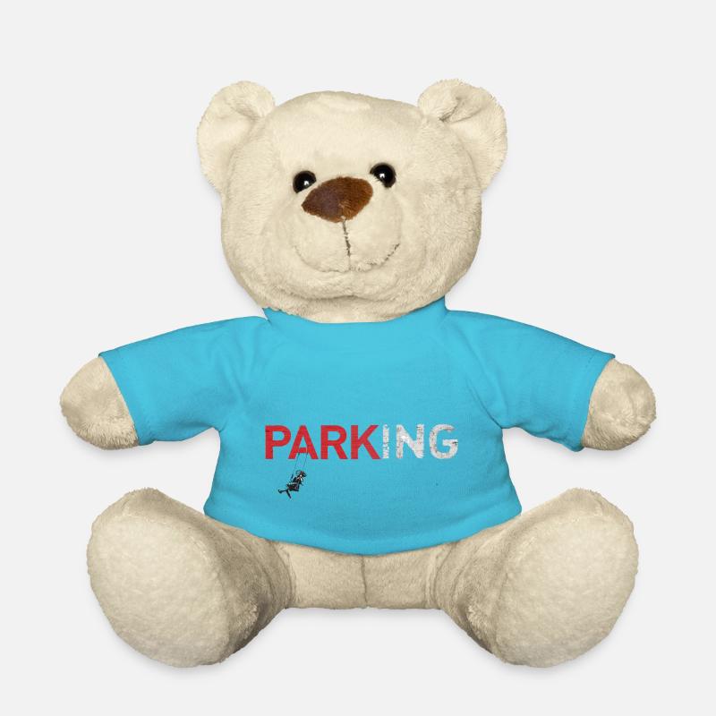 Banksy Swing Girl (Parking) - Teddy - Atollblau