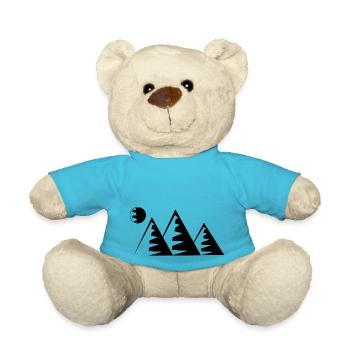 Mountain - (15) - Teddy Bear - atoll blue - Front
