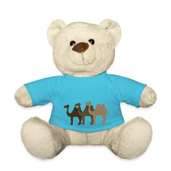 Chameaux - Nounours - bleu outremer - Devant
