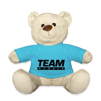 Team Member 1 - Teddy Bear - atoll blue - Front