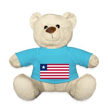 Liberia - Teddy Bear - atoll blue - Front