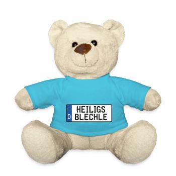 Heiligs Blechle | Typiquement souabe - Nounours - bleu outremer - Devant