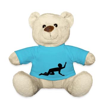 crawling_man - Nounours - bleu outremer - Devant