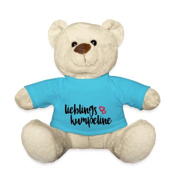 Lieblingskumpeline Freundin beste Freundinnen - Teddy - Atollblau - Vorne