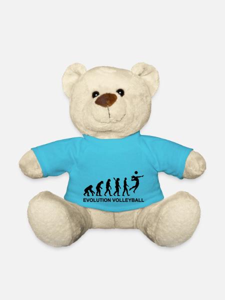 Évolution Volley-ball - Nounours - bleu outremer