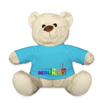 Berlin, ey! - Teddy - Atollblau - Vorne