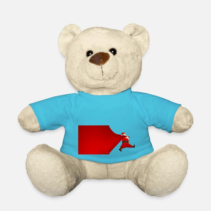 noël / xmax / noël - Nounours - bleu outremer