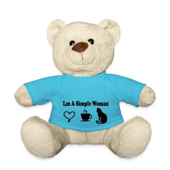 Chat Chat - Nounours - bleu outremer - Devant