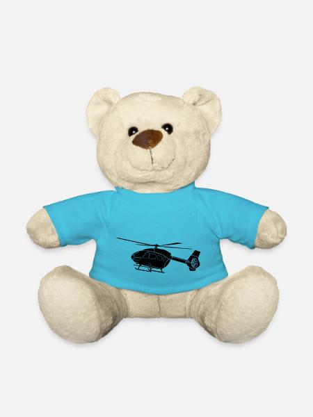 EC145 Hubschrauber Helikopter Helicopter - Teddy - Atollblau