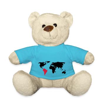 Destination: South America - Teddy Bear - atoll blue - Front