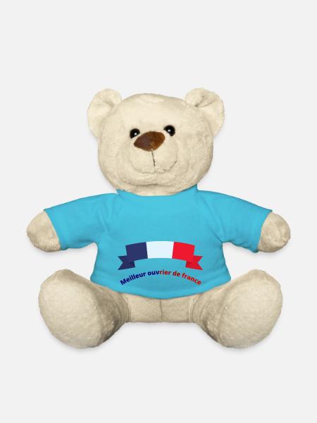 meilleur ouvrier de France - Nounours - bleu outremer