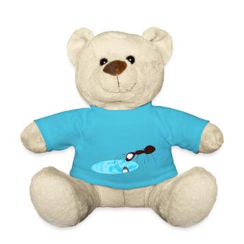 Ant - Teddy Bear - atoll blue - Front