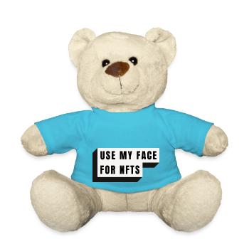 Use my face for NFTs - Teddy - Atollblau - Vorne