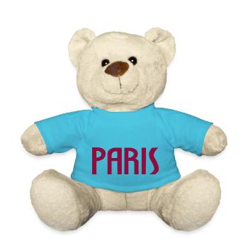 Paris - Nounours - bleu outremer - Devant
