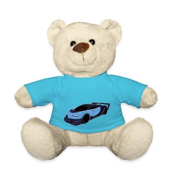 Voiture de sport Buga - Nounours - bleu outremer - Devant
