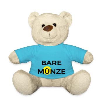 bare Münze - Teddy - Atollblau - Vorne