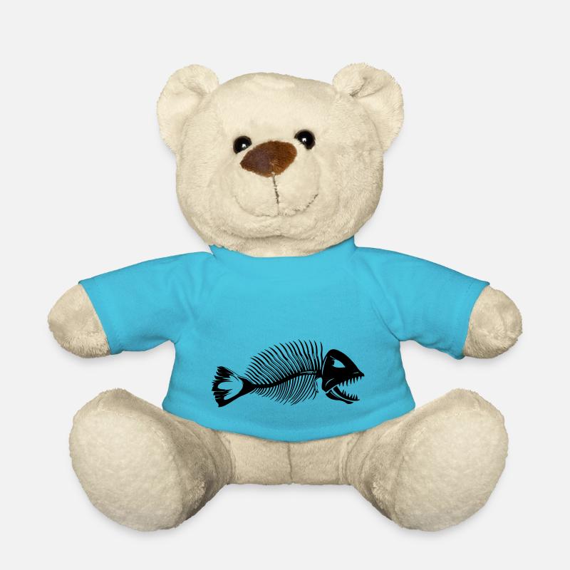 piranha - Nounours - bleu outremer