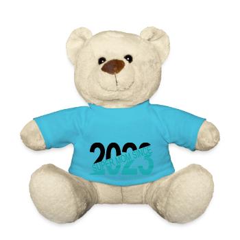 Super Mama seit 2023 - Teddy - Atollblau - Vorne