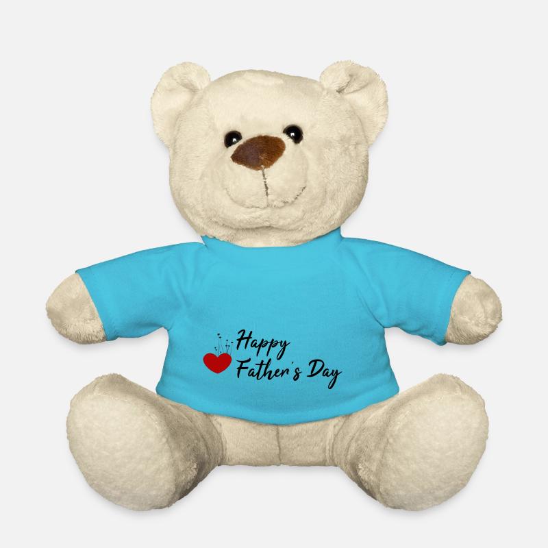 Alles Gute zum Vatertag für Geschenke - Teddy - Atollblau