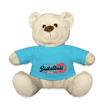 Basketball City - Chicago - Teddy - Atollblau - Vorne