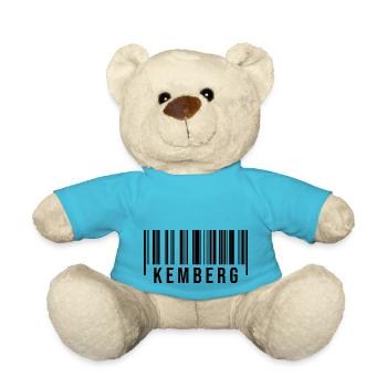 Kemberg Strichcode - Teddy - Atollblau - Vorne