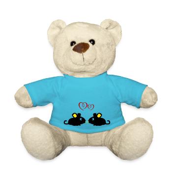süße mäuse - Teddy - Atollblau - Vorne