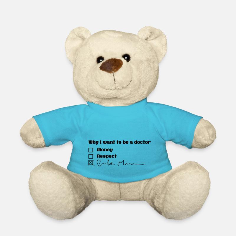Pourquoi je veux être médecin... - Nounours - bleu outremer