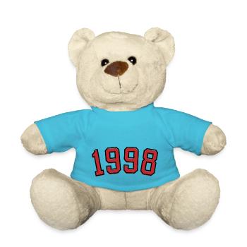 Year of birth sport 1998 - Teddy Bear - atoll blue - Front