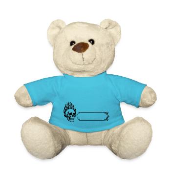 Schädel - Name, Vorname - Teddy - Atollblau - Vorne