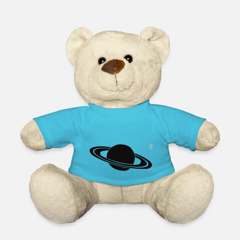 Saturn - Astronaut - Planet - Raumfahrt - Teddy - Atollblau