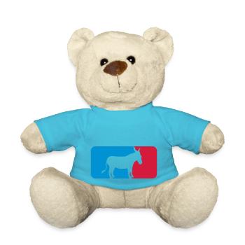 button sport logo cool esel pferd pony klein packe - Teddy - Atollblau - Vorne